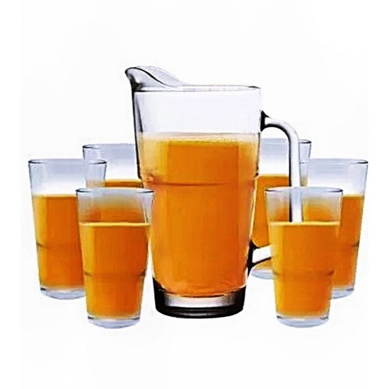 Jogo Jarra + 6 Copos Empire Para Refresco